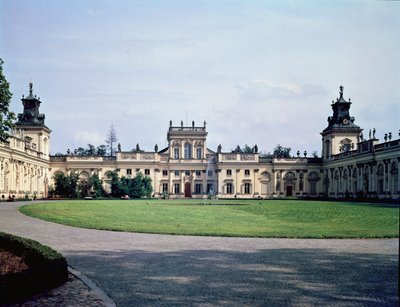 Exterior view of the palace by Augustyn Locci
